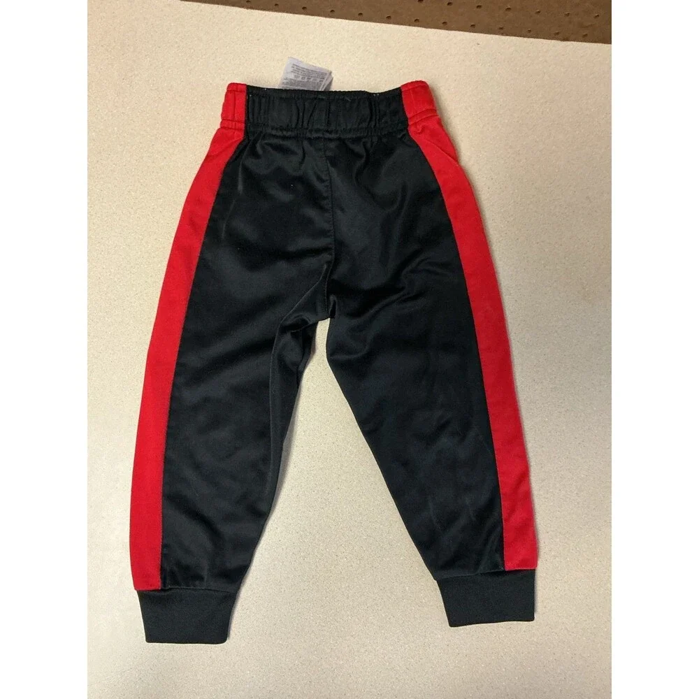 Nike Boys Black Red Athletic Jogger Pants. 2t